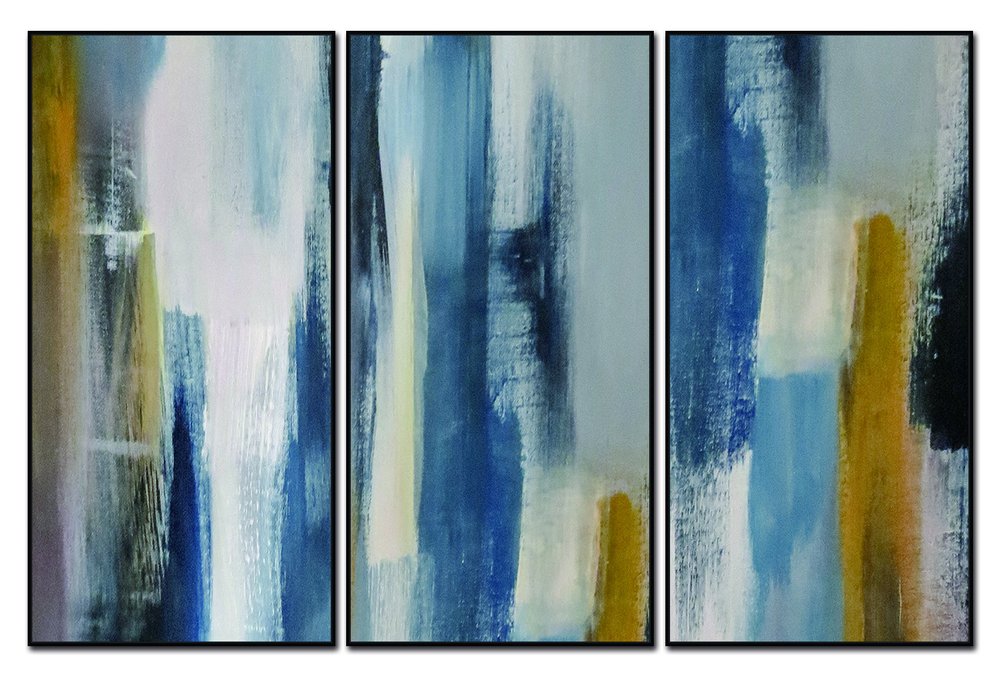 Set Of Three Indie Black Framed Wall Art — view 1