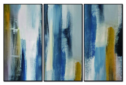 Set Of Three Indie Black Framed Wall Art