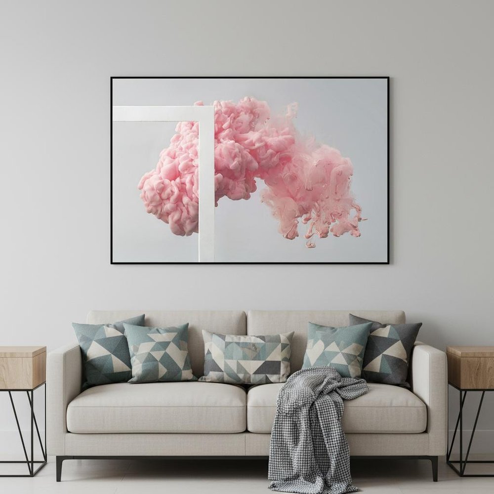 Candy Black Framed Wall Art