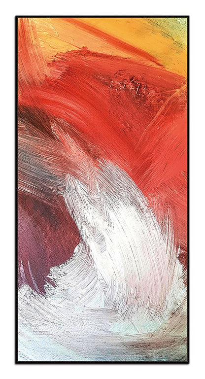 Flame Black Framed Wall Art