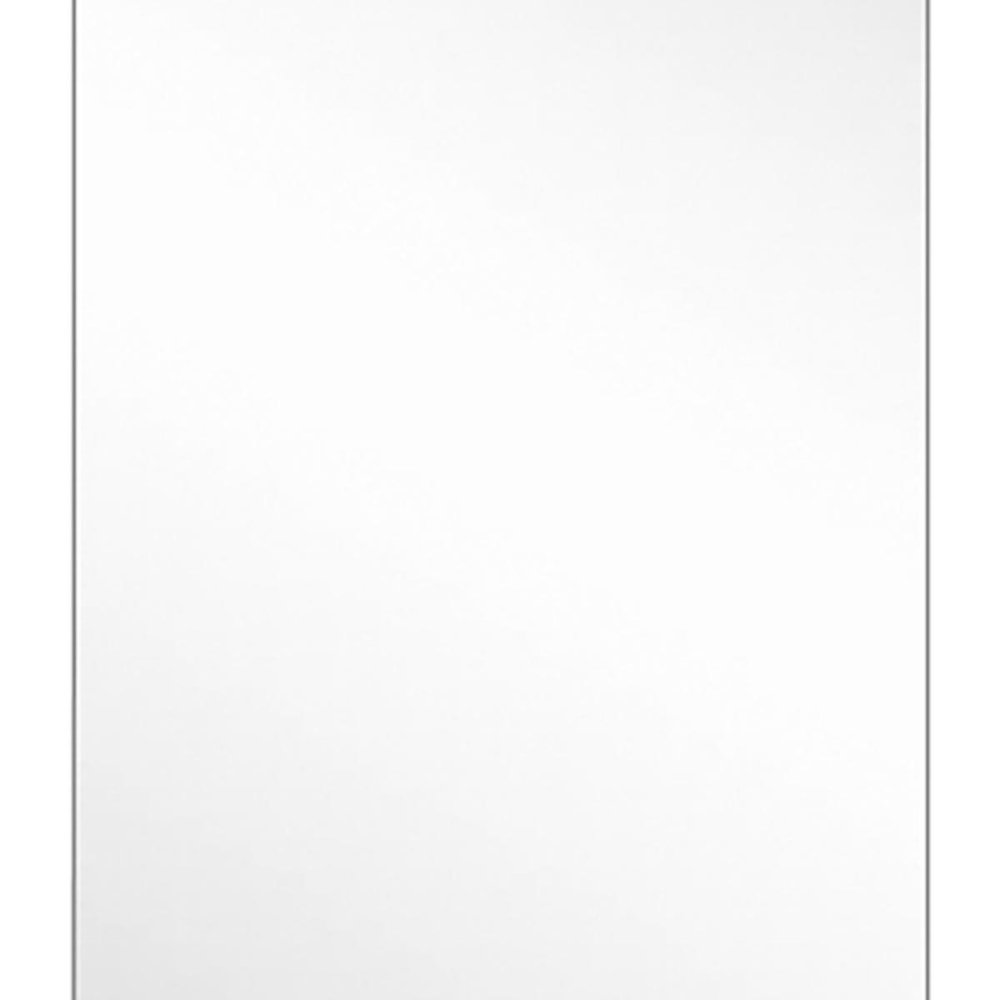 59" Silver Frameless Full Length Hanging Mirror — view 4