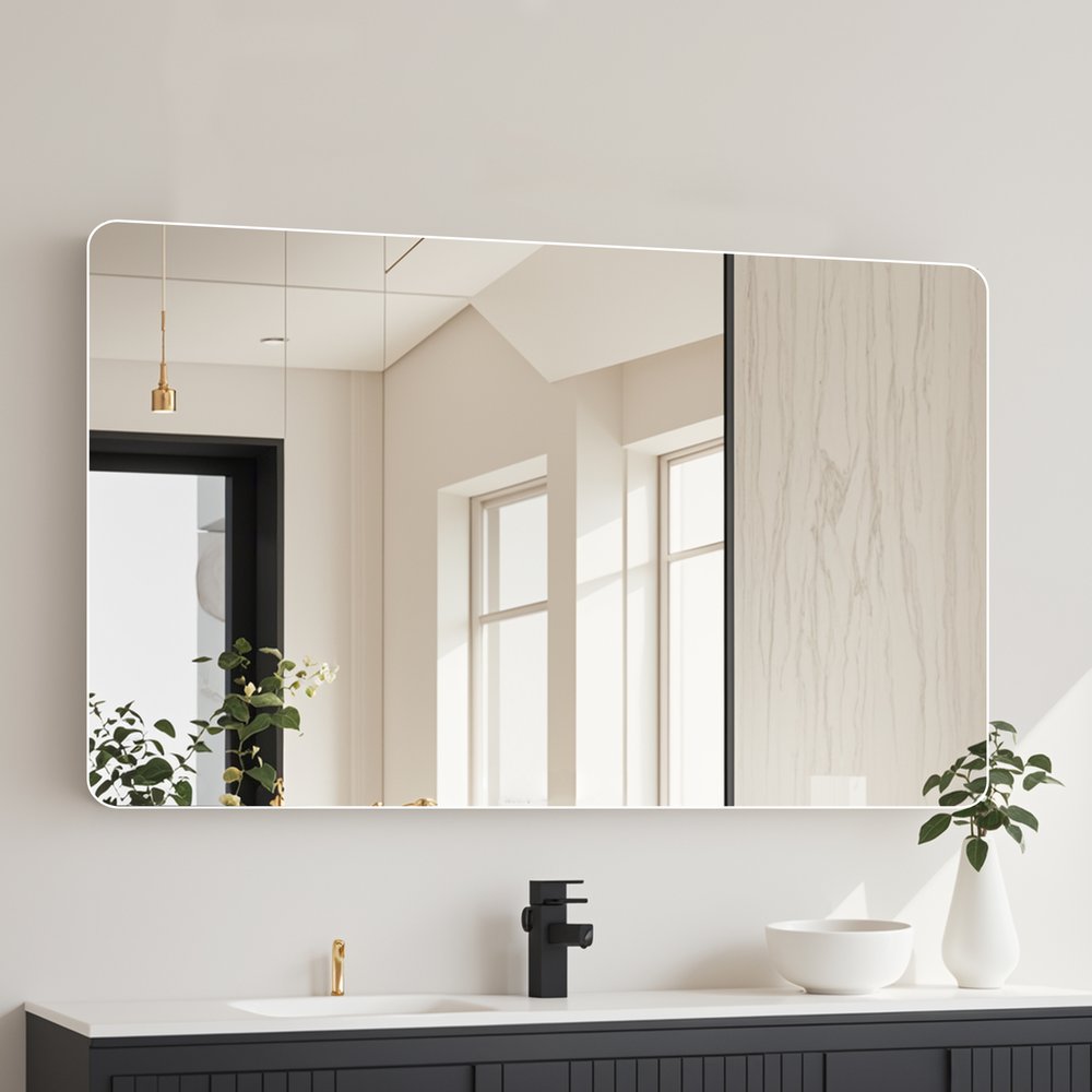 30" Frameless Bathroom Vanity Mirror — view 4