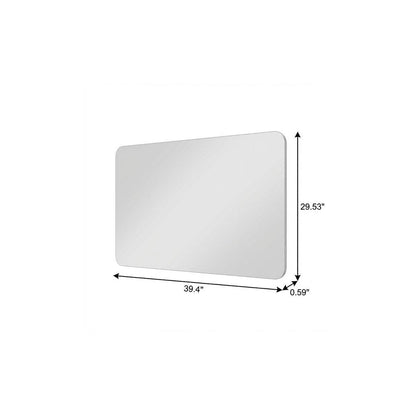 30" Frameless Bathroom Vanity Mirror