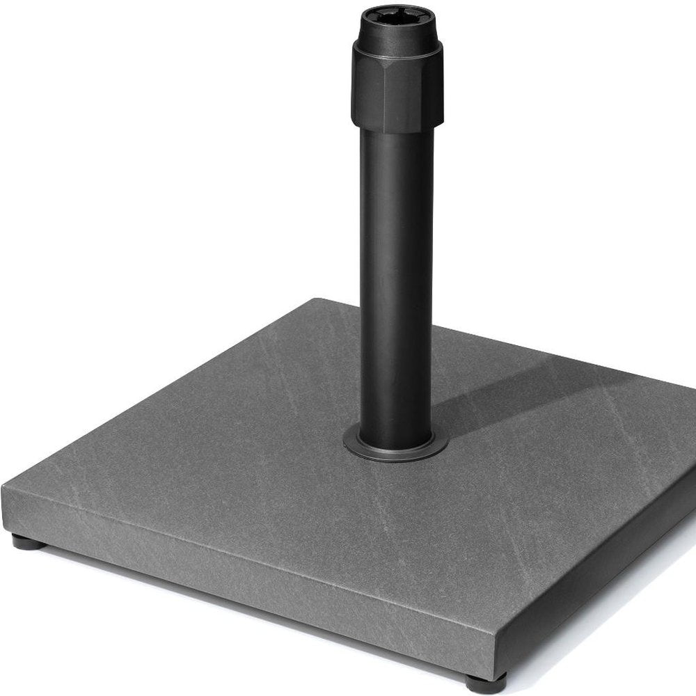 Gray Market Umbrella Steel In Ground Adjustable Umbrella Base — view 3