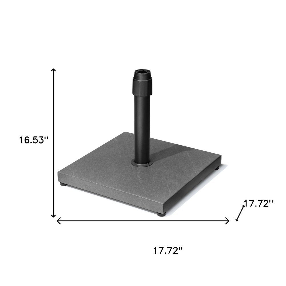 Gray Market Umbrella Steel In Ground Adjustable Umbrella Base — view 4