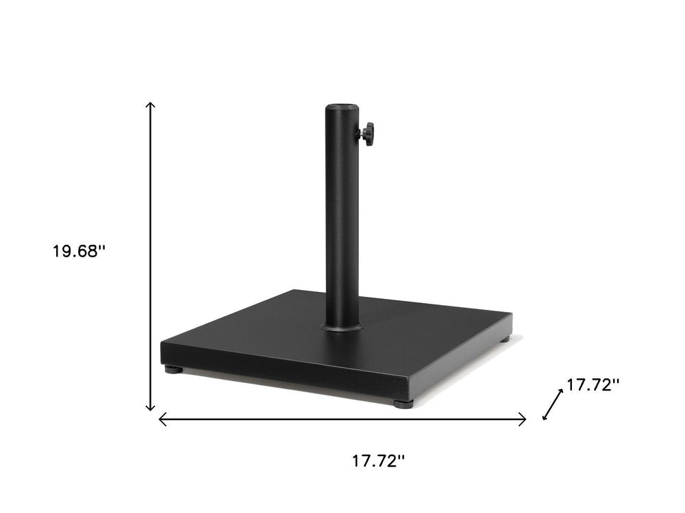 Black Market Umbrella Fillable Steel In Ground Adjustable Umbrella Base — view 6