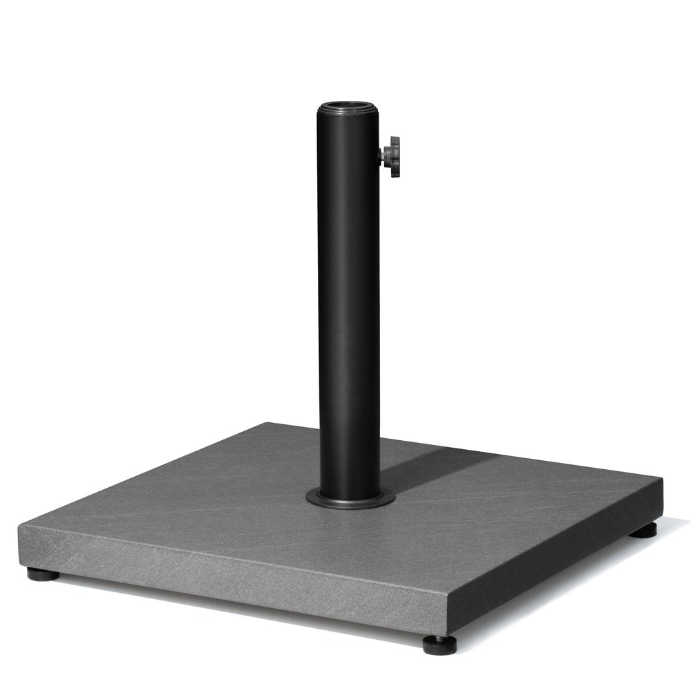Gray Market Umbrella Fillable Steel In Ground Adjustable Umbrella Base — view 2