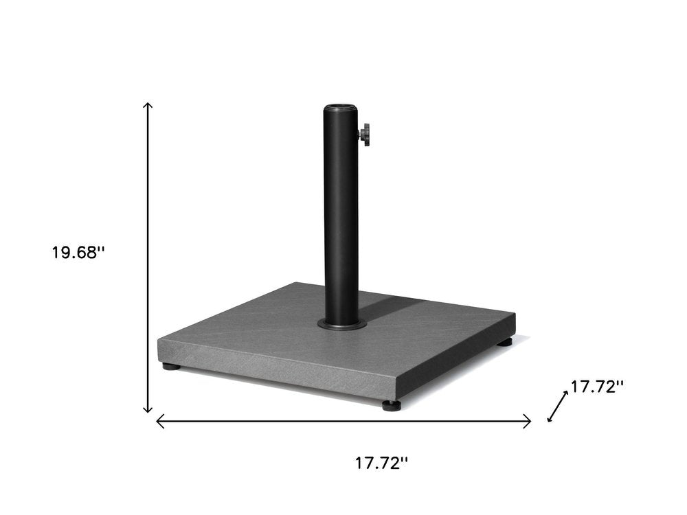 Gray Market Umbrella Fillable Steel In Ground Adjustable Umbrella Base — view 7