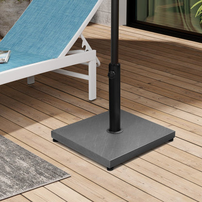 Gray Market Umbrella Fillable Steel In Ground Adjustable Umbrella Base