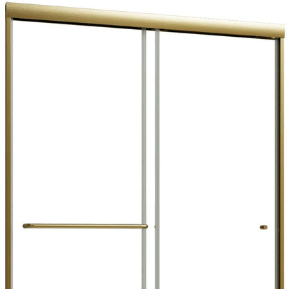 70" X 48" Aluminum and Glass Shower Door HomeRoots