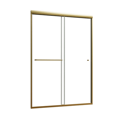 70" X 48" Aluminum and Glass Shower Door HomeRoots