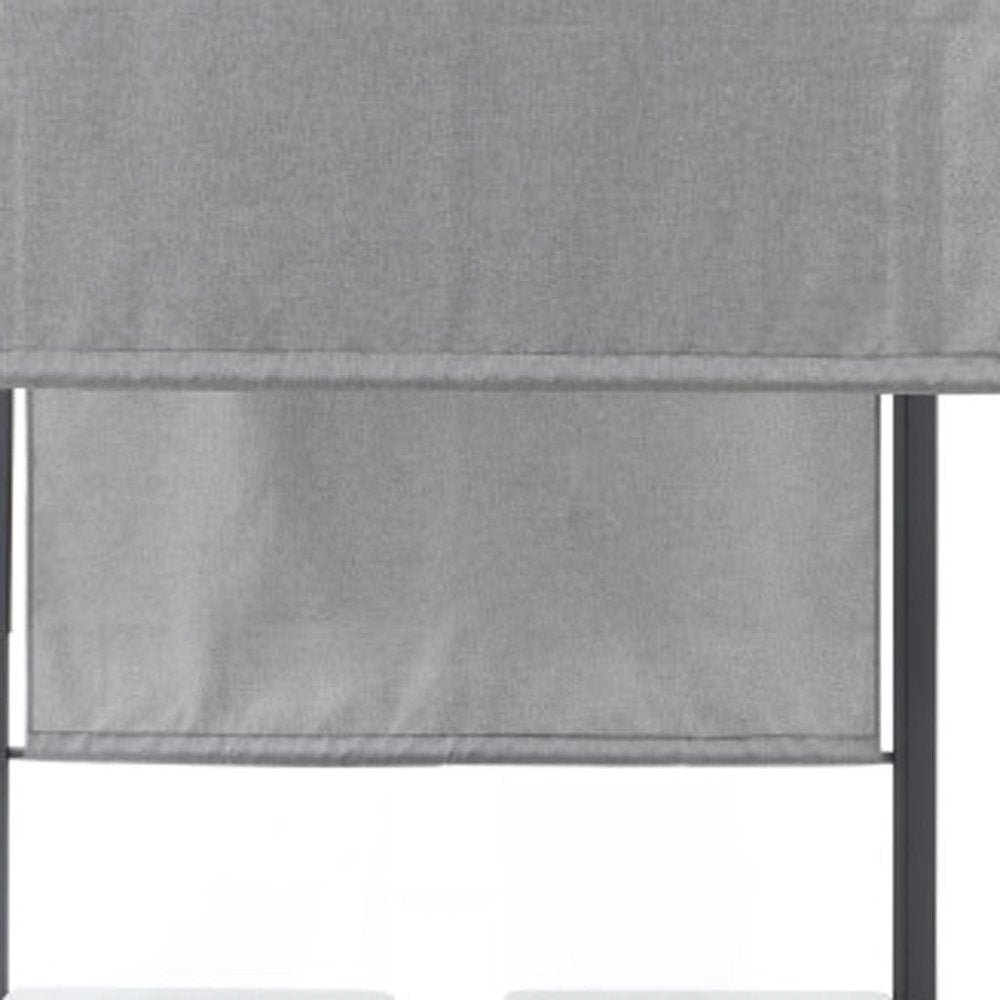 64" X 64" Gray Aluminum Gazebo HomeRoots