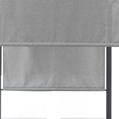64" X 64" Gray Aluminum Gazebo HomeRoots