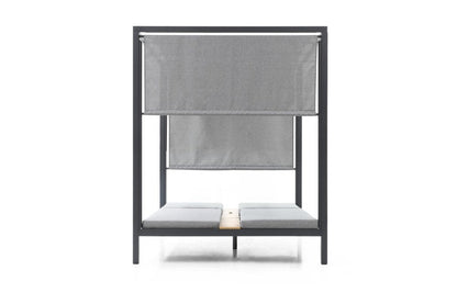 64" X 64" Gray Aluminum Gazebo HomeRoots