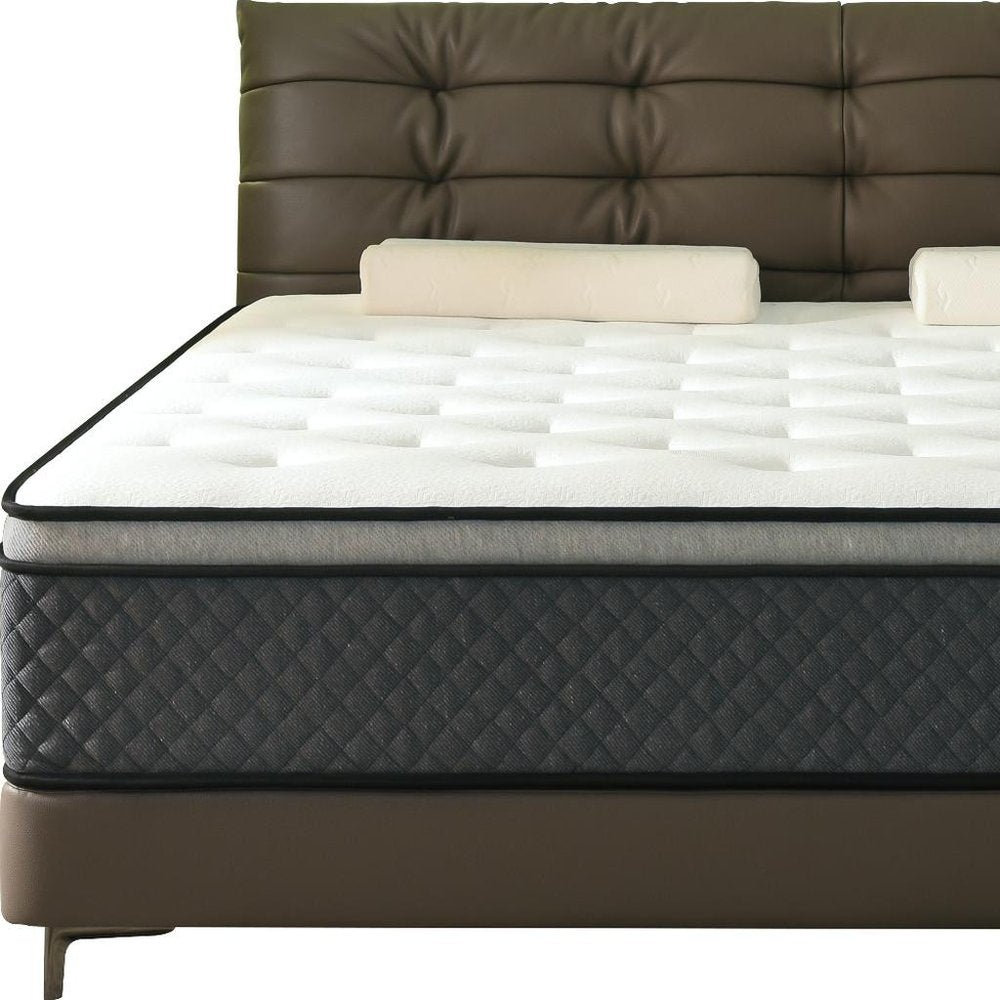 10" Twin Foam Medium Hybrid Mattress HomeRoots