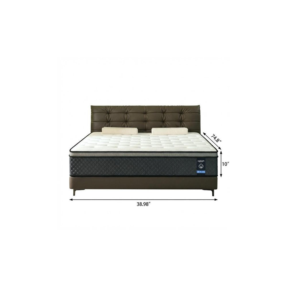 10" Twin Foam Medium Hybrid Mattress — view 4