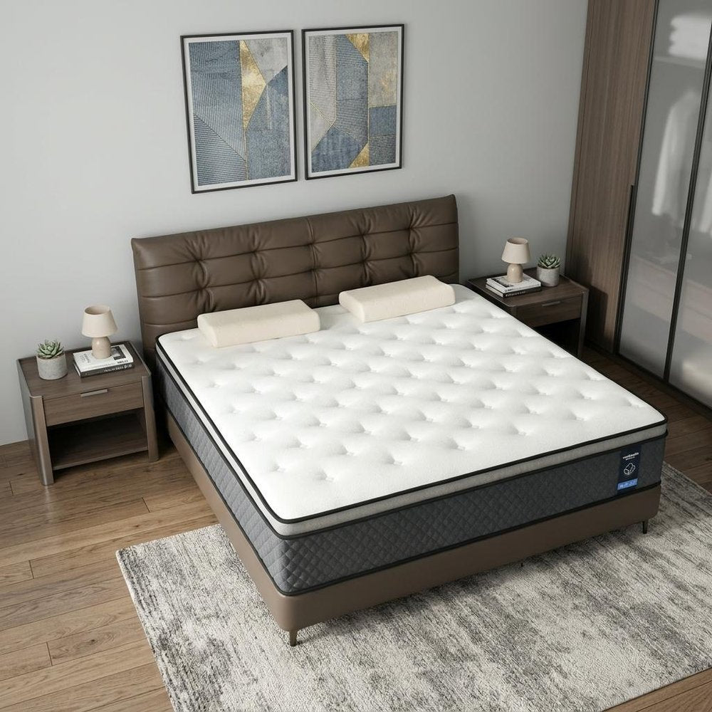 10" Twin Foam Medium Hybrid Mattress — view 11