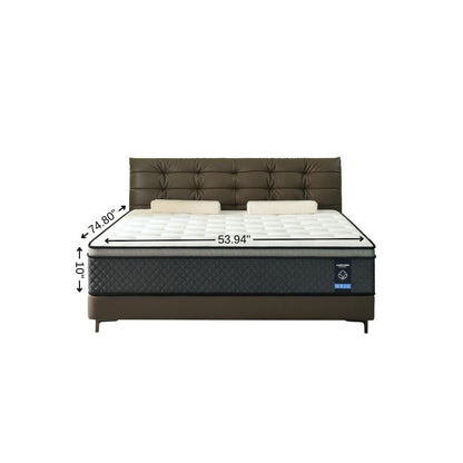 10" Twin Foam Medium Hybrid Mattress HomeRoots