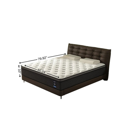 10" Twin Foam Medium Hybrid Mattress HomeRoots