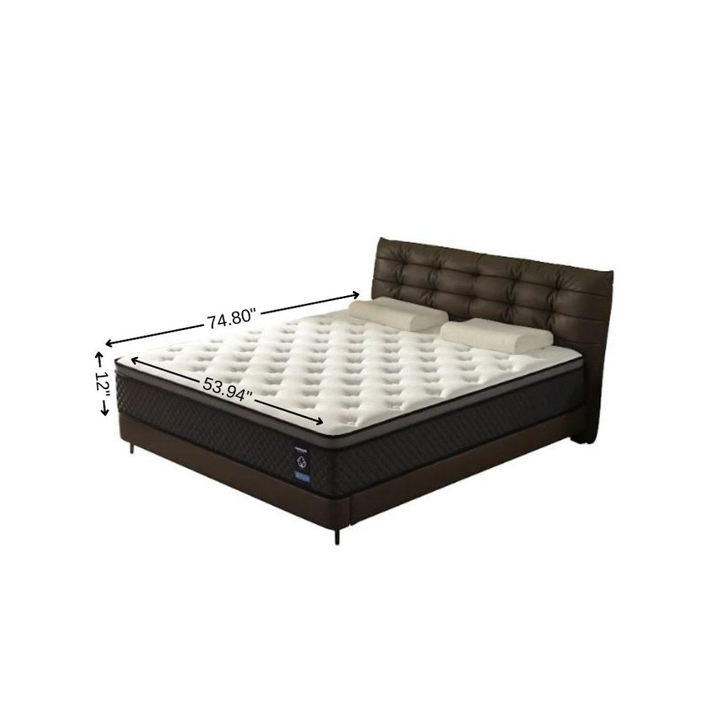 12" Queen Foam Medium Hybrid Mattress — view 11