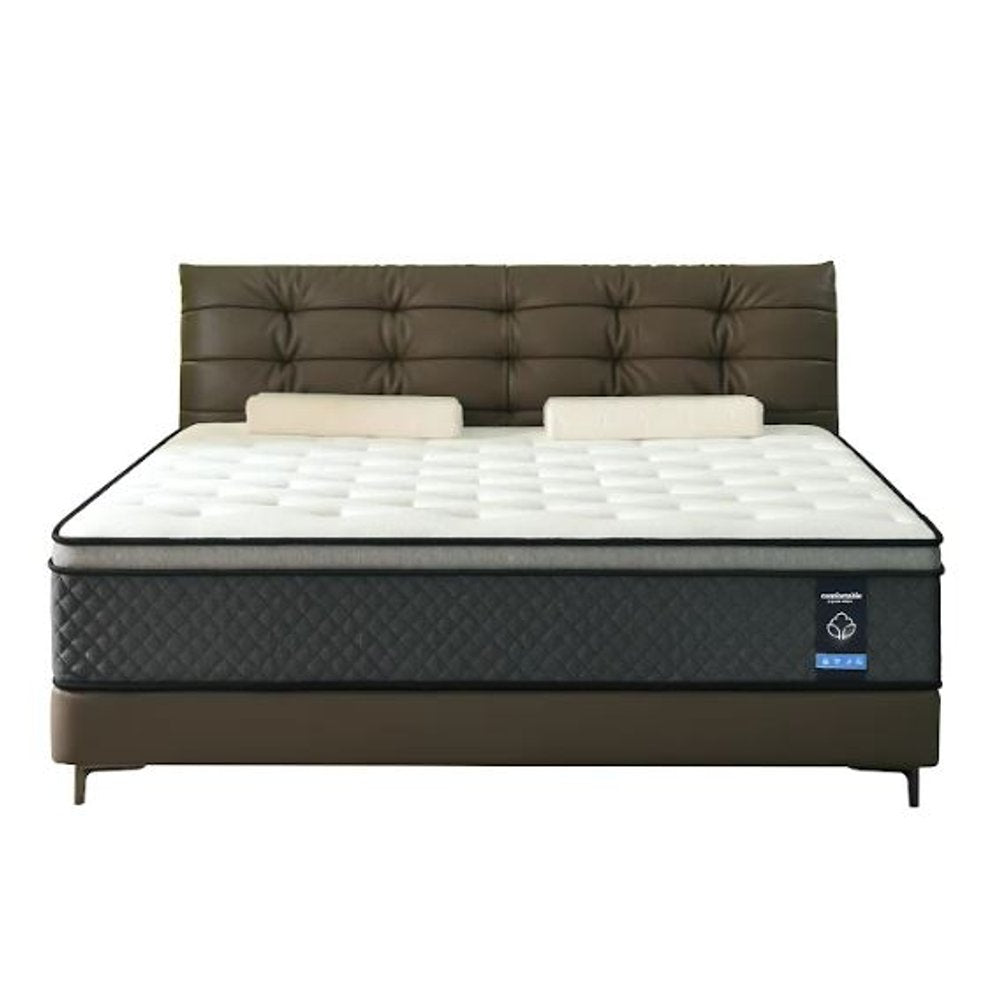 12" Queen Foam Medium Hybrid Mattress HomeRoots