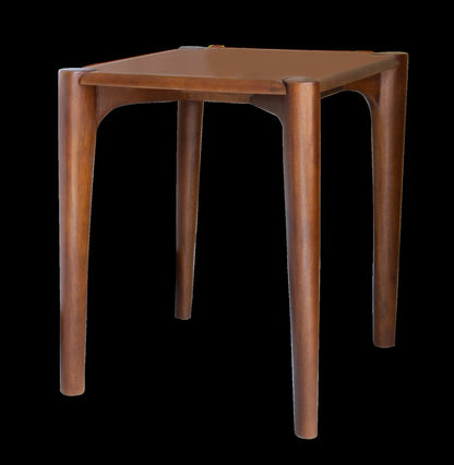 22" Brown Solid Wood Square End Table HomeRoots