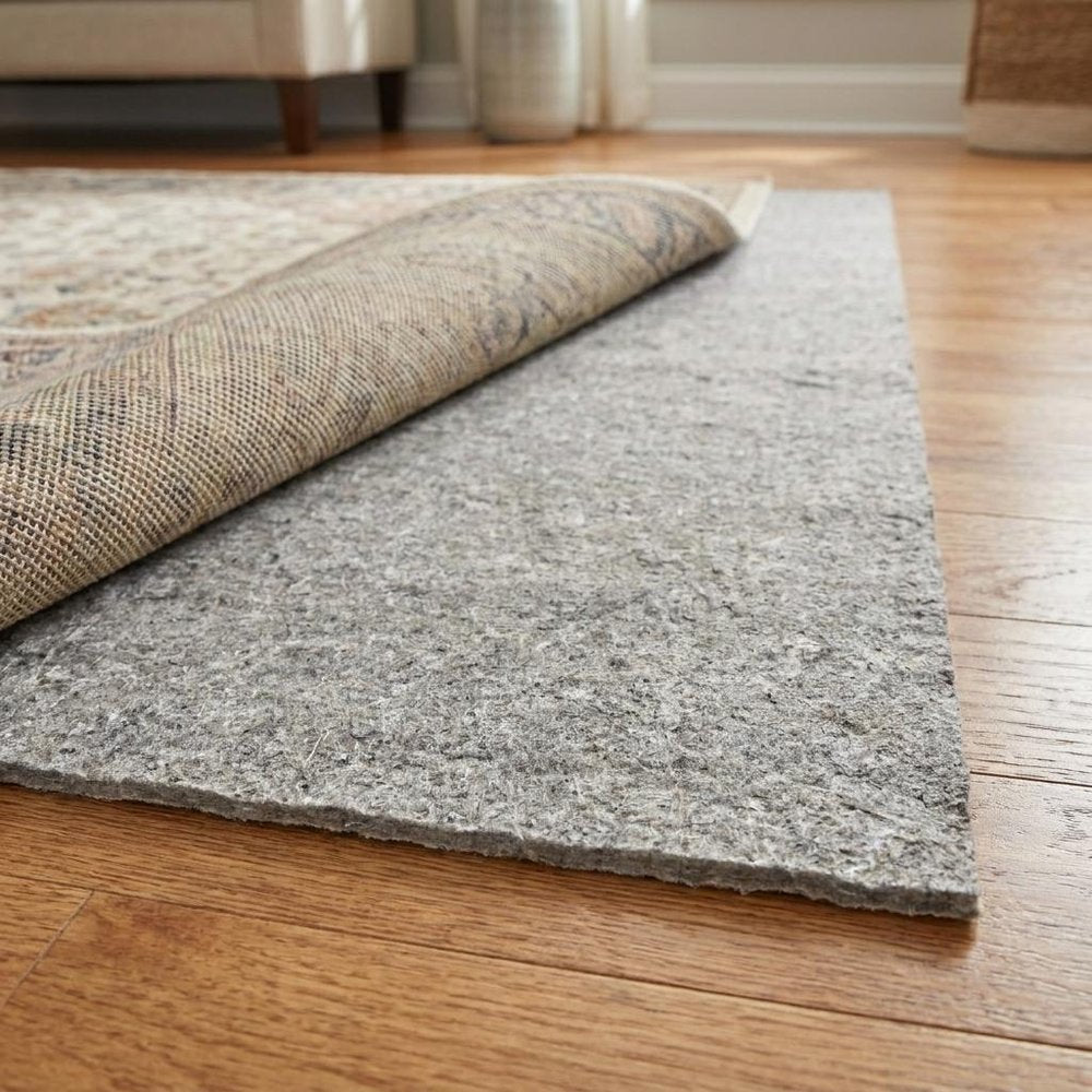 2' x 4' Gray Non Slip Rug Pad