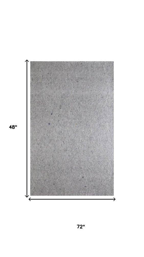 8' x 10' Gray Non Slip Rug Pad HomeRoots