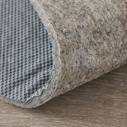8' x 10' Gray Non Slip Rug Pad HomeRoots