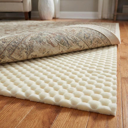 10' x 14' White Non Slip Rug Pad HomeRoots