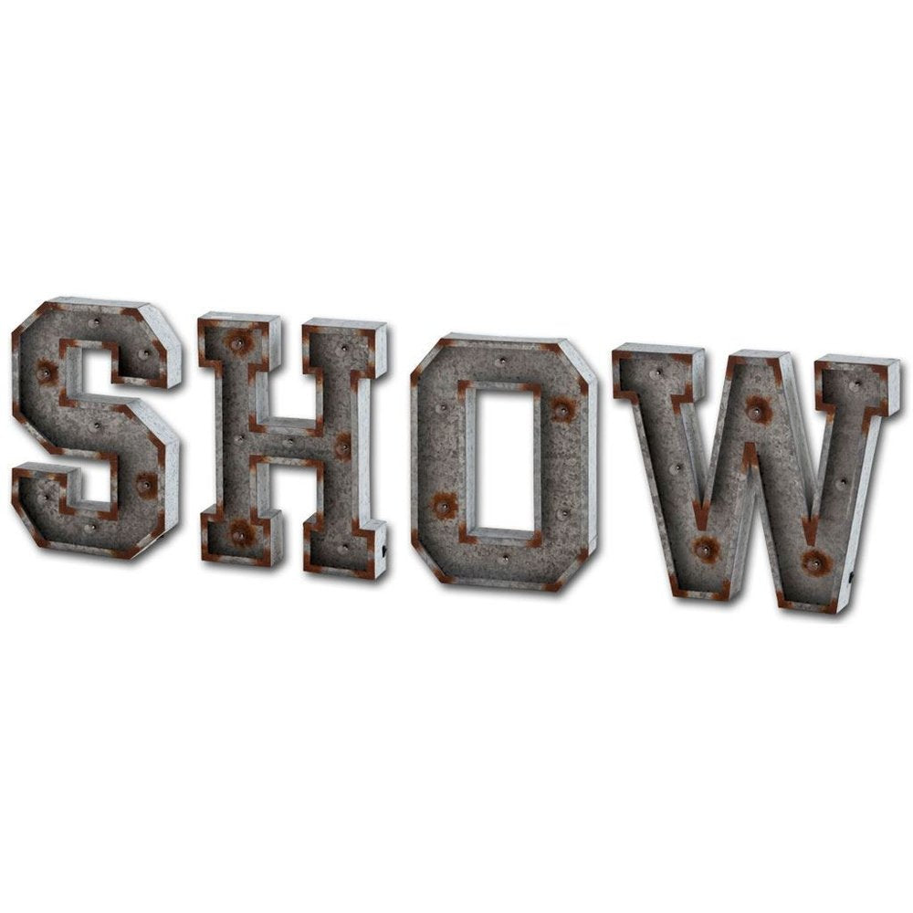 10" X 8" Gray words Metal Wall Decor — view 1