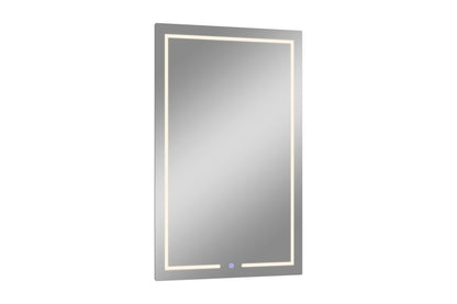 47" X 32" Lighted Frameless Bathroom Vanity Mirror HomeRoots