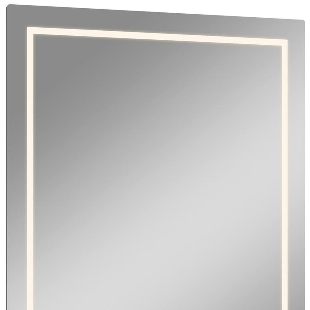 47" X 32" Lighted Frameless Bathroom Vanity Mirror HomeRoots