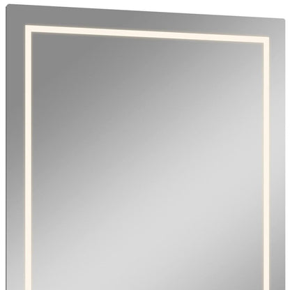 47" X 32" Lighted Frameless Bathroom Vanity Mirror HomeRoots