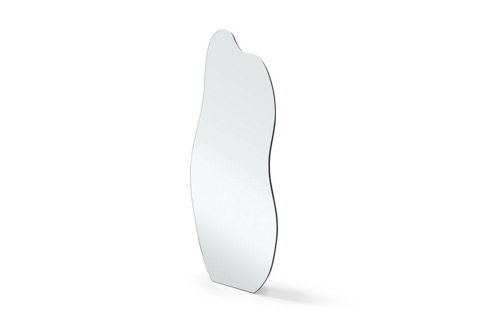 71" Abstract Leaning And Freestanding Frameless Full Length Mirror — view 2