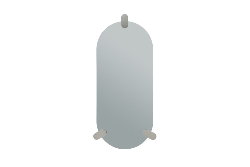43" X 19" Oval Frameless Accent Mirror HomeRoots