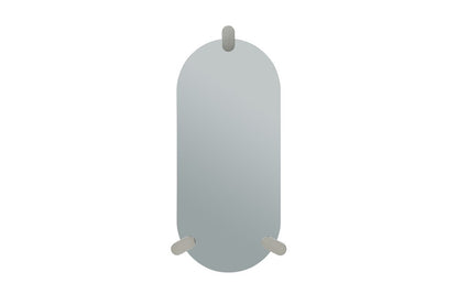 43" X 19" Oval Frameless Accent Mirror HomeRoots