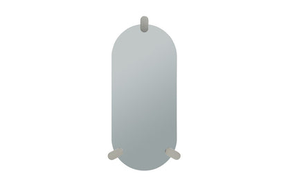 43" X 19" Oval Frameless Accent Mirror HomeRoots