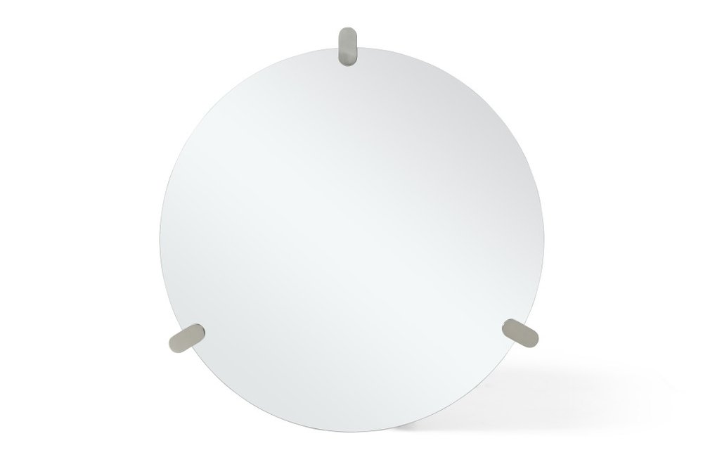 47" X 47" Round Frameless Accent Mirror HomeRoots