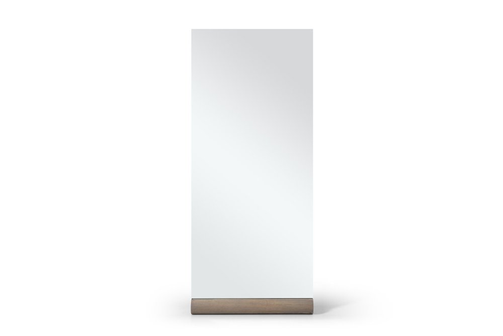 73" X 31" Brown Solid Wood Leaning Framed Full Length Mirror HomeRoots