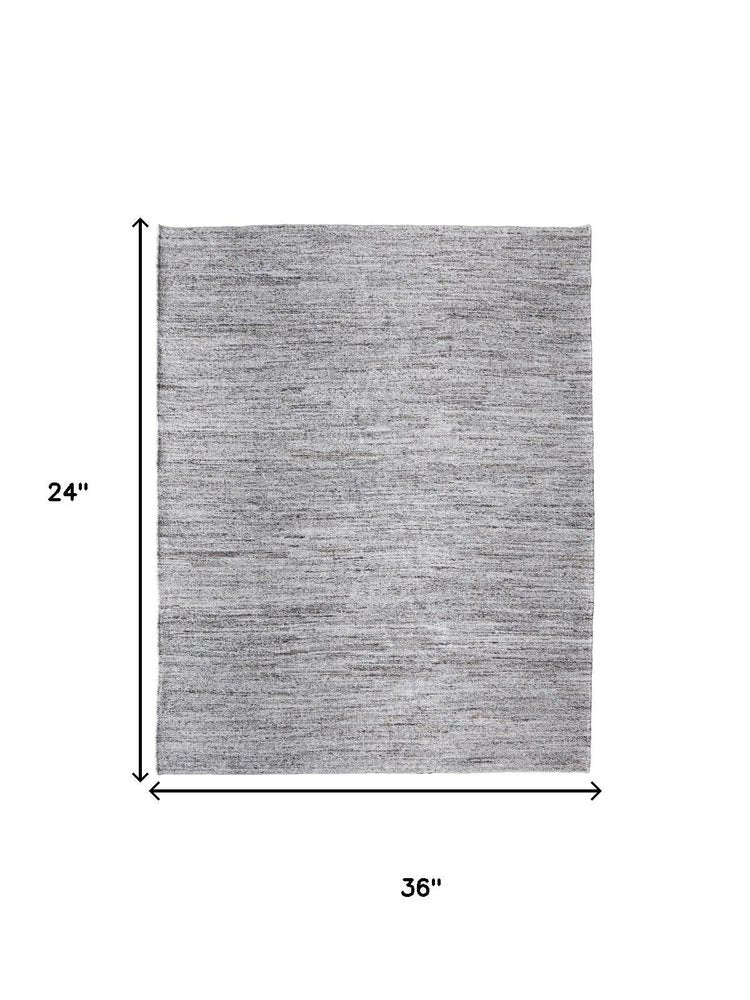 9' X 13' Gray And Brown Handmade Indoor Outdoor Area Rug HomeRoots