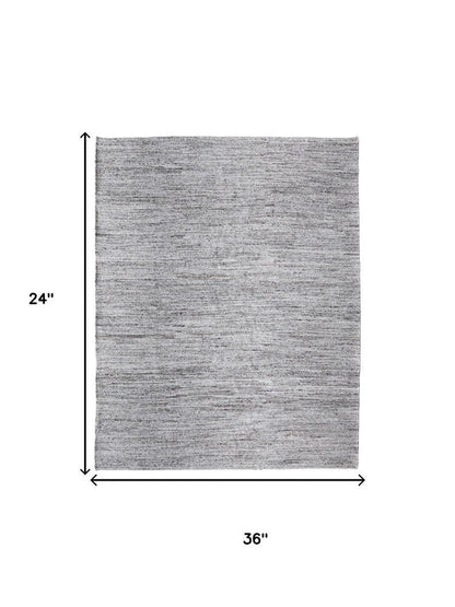 9' X 13' Gray And Brown Handmade Indoor Outdoor Area Rug HomeRoots