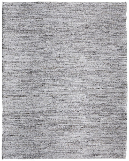 9' X 13' Gray And Brown Handmade Indoor Outdoor Area Rug HomeRoots