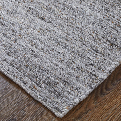 9' X 13' Gray And Brown Handmade Indoor Outdoor Area Rug HomeRoots