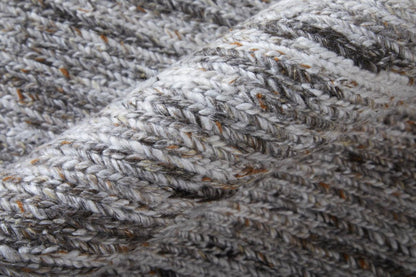 9' X 13' Gray And Brown Handmade Indoor Outdoor Area Rug HomeRoots