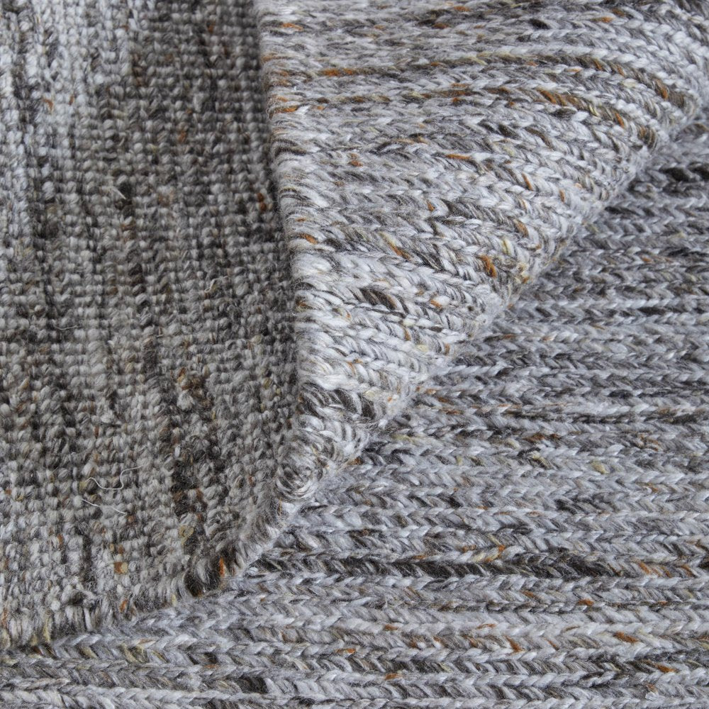 9' X 13' Gray And Brown Handmade Indoor Outdoor Area Rug HomeRoots