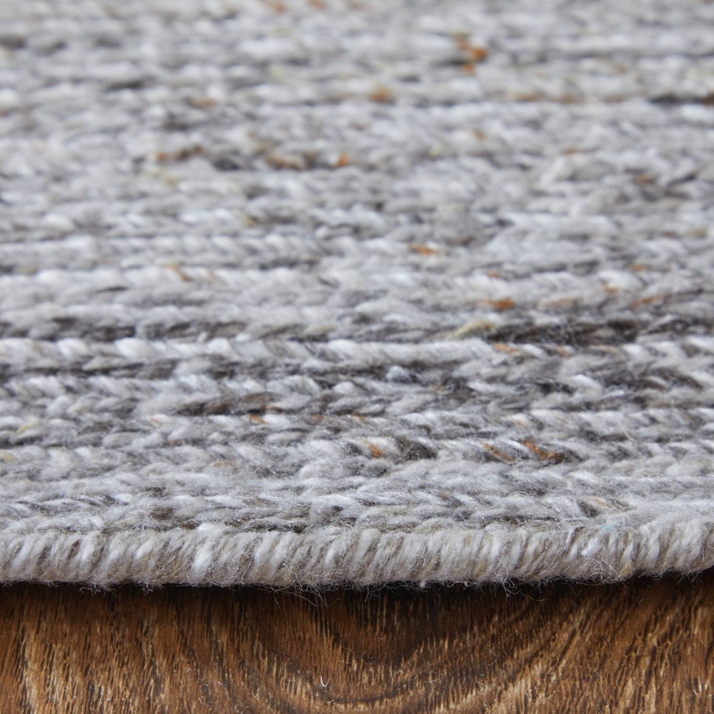 9' X 13' Gray And Brown Handmade Indoor Outdoor Area Rug HomeRoots