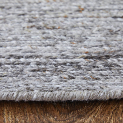 9' X 13' Gray And Brown Handmade Indoor Outdoor Area Rug HomeRoots