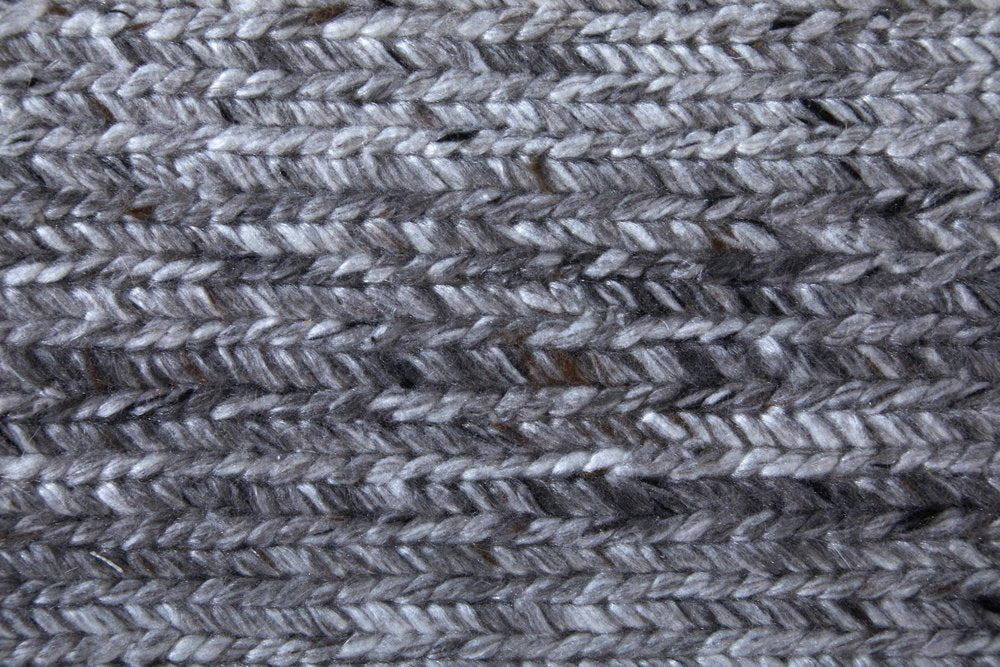 2' X 3' Gray And Ivory Handmade Indoor Outdoor Area Rug HomeRoots