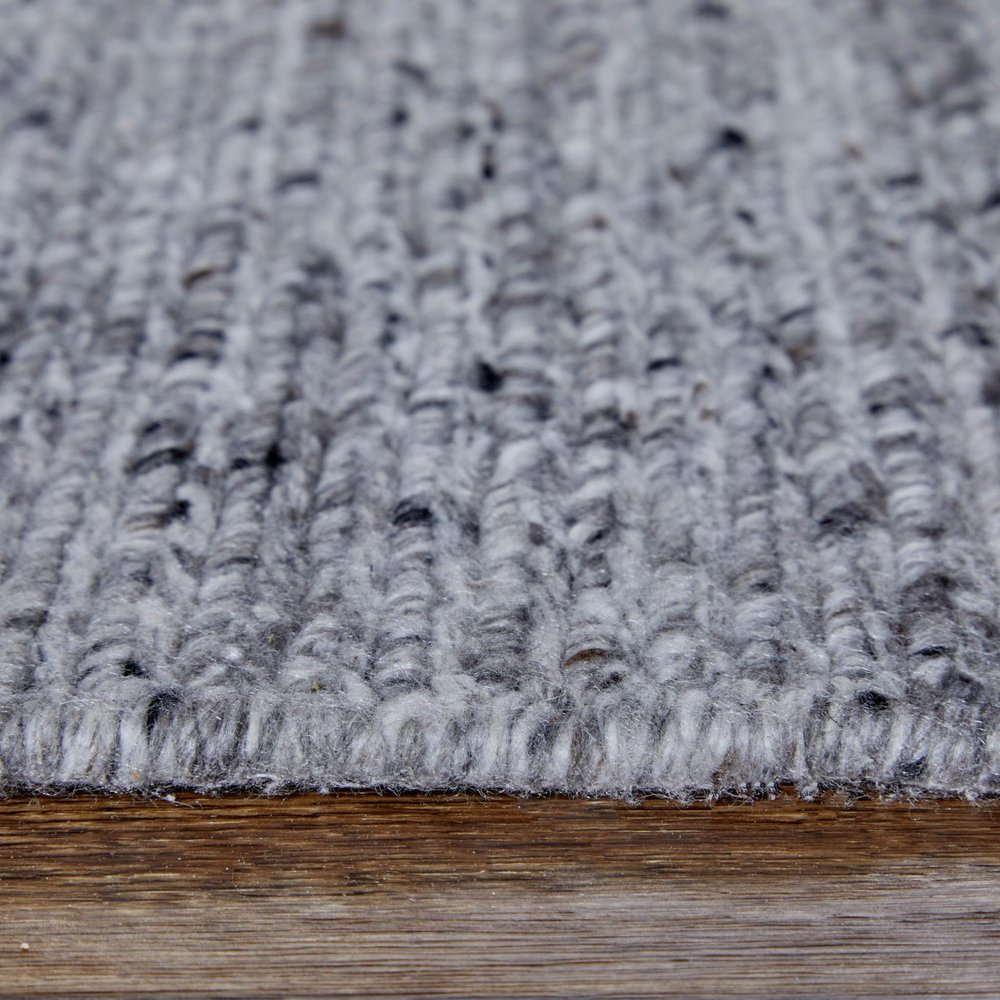 2' X 3' Gray And Ivory Handmade Indoor Outdoor Area Rug HomeRoots